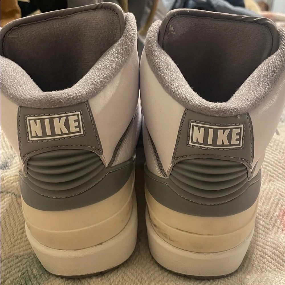 Jordan White High-Top Athletic Shoes - Picture 4 of 8